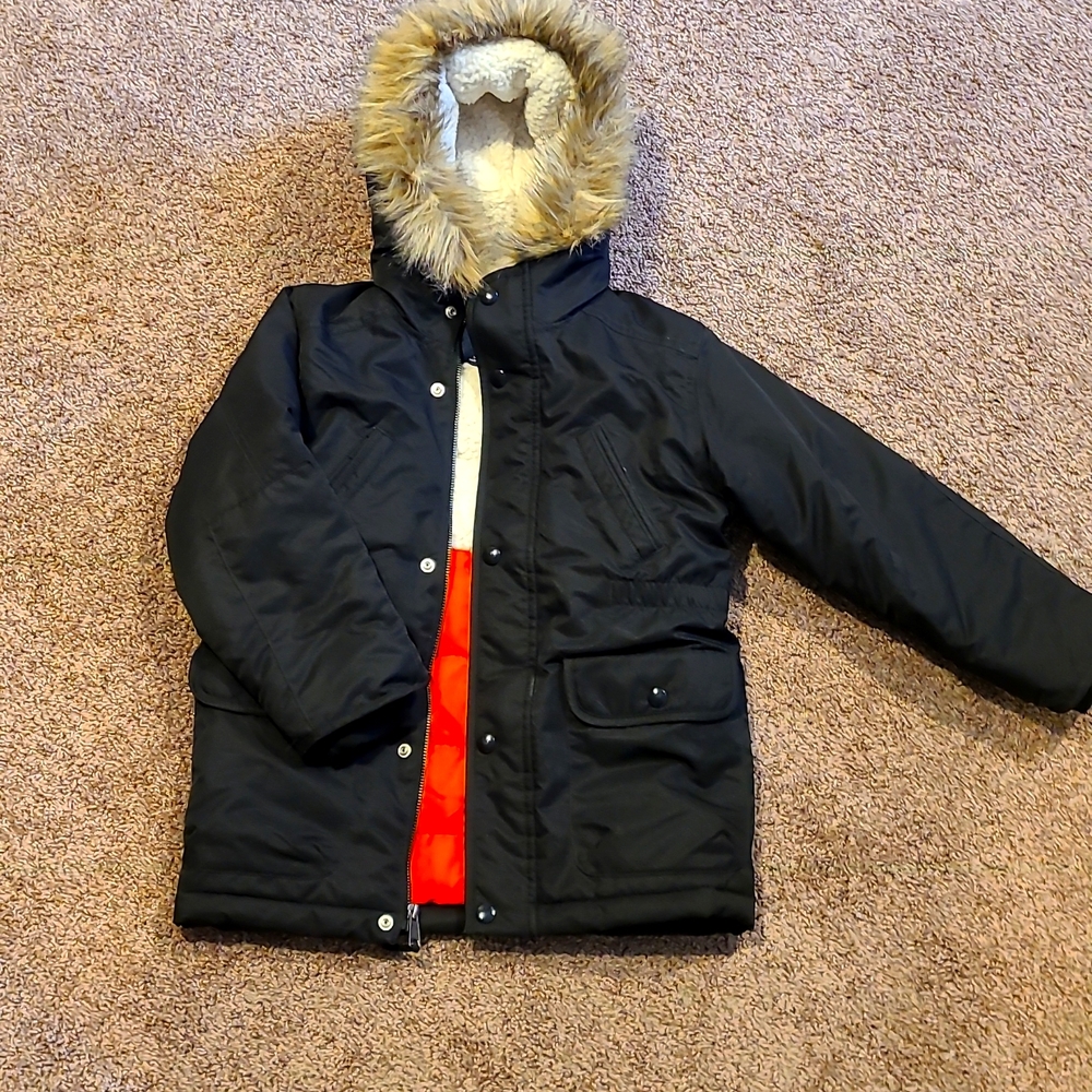 Children's Place Black parka size 5/6